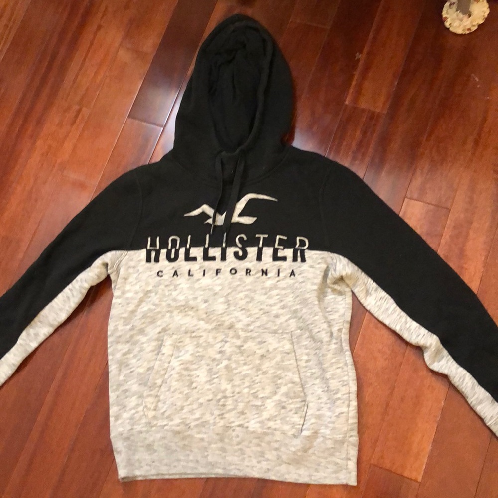 hollister logo hoodie